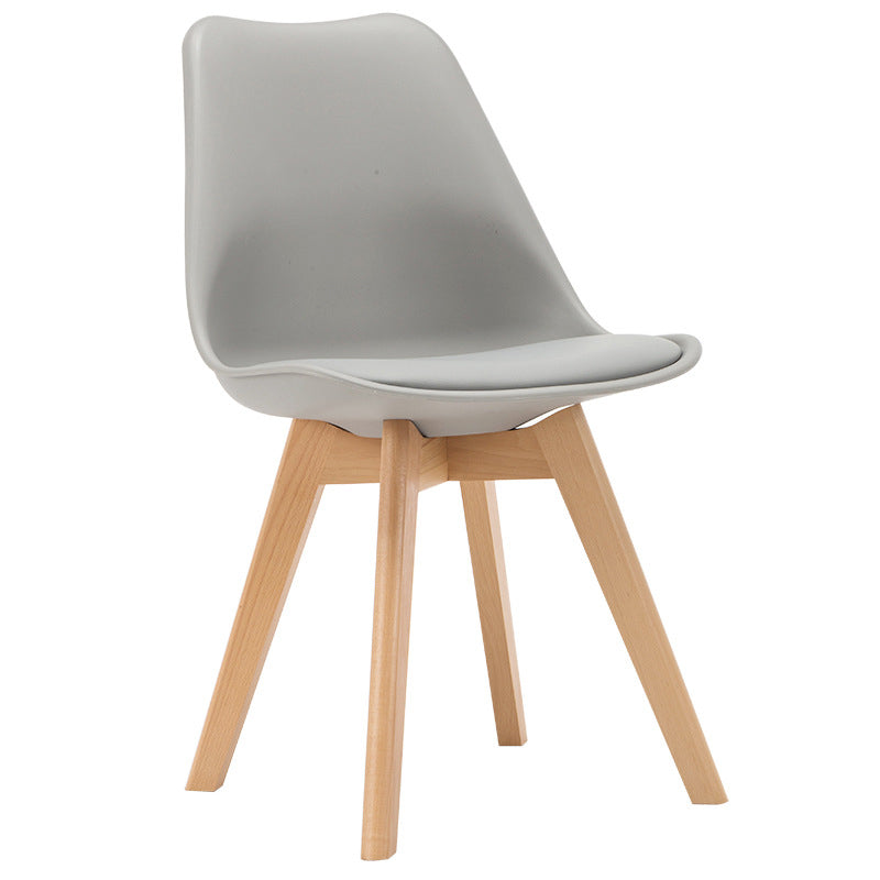 Sedia da cucina da pranzo in legno scandinavo sedia corda solida