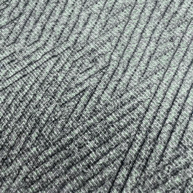Dark Gray Modern Rug Polyester Abstract Color Piece Rug Washable Rug for Living Room