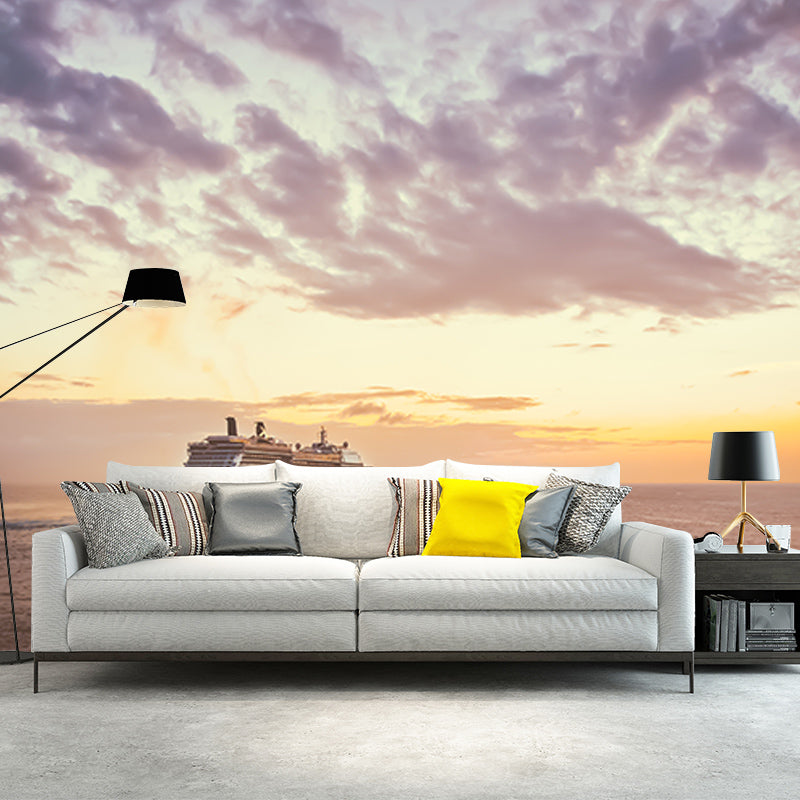 Modern Photography Mural Wallpaper Colorful Sky Living Room Wall Mural