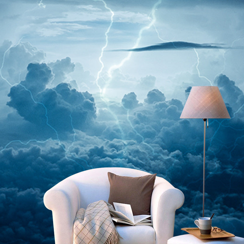 Decoratieve fotografie muurschildering behang kleurrijke lucht binnen muur muurschildering