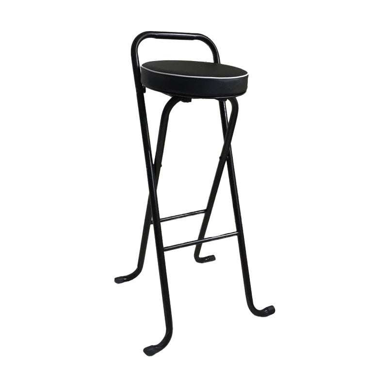 Taburetes de bar de cuero Pu de estilo nórdico, taburetes plegables para comedor