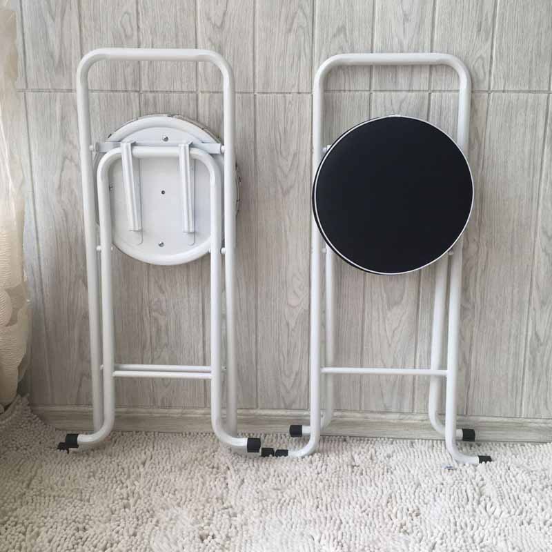 Taburetes de bar de cuero Pu de estilo nórdico, taburetes plegables para comedor