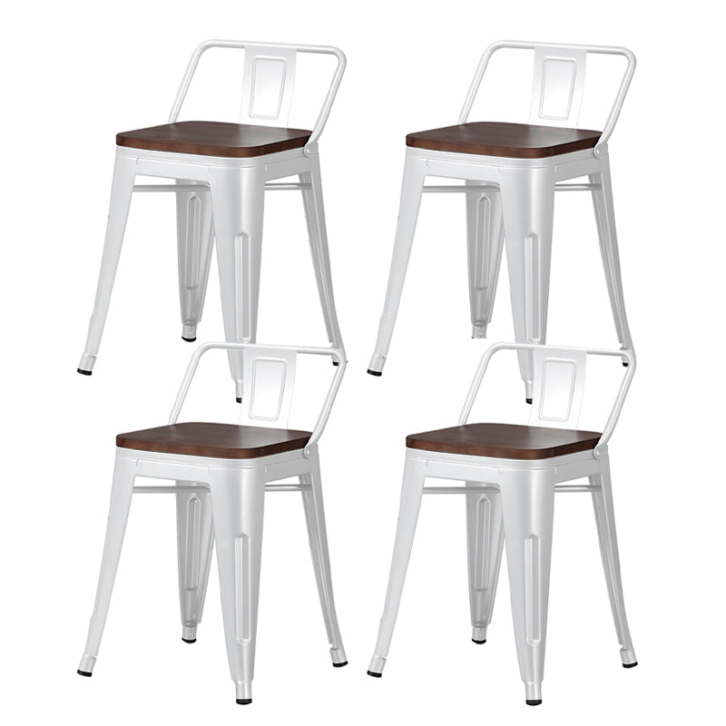 Tabouret de Bar en métal de Style industriel, tabouret de comptoir à siège carré pour Bar de cuisine