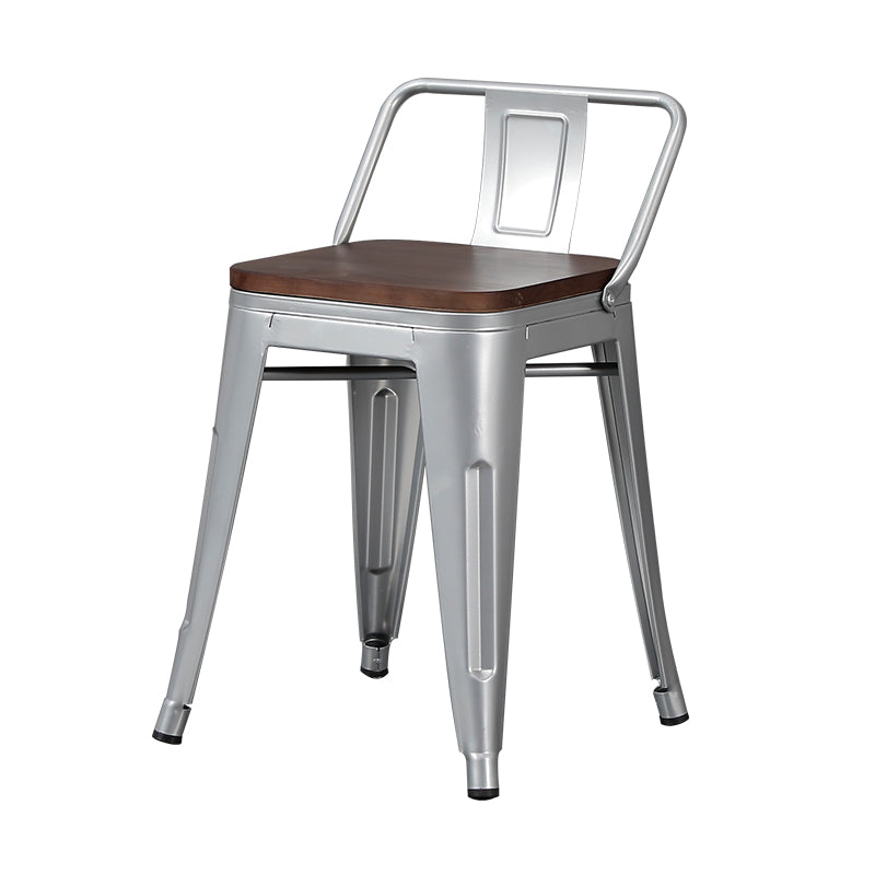 Tabouret de Bar en métal de Style industriel, tabouret de comptoir à siège carré pour Bar de cuisine