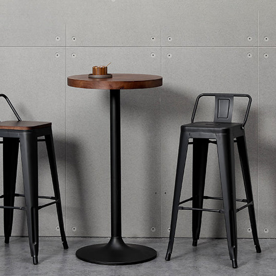 Tabouret de Bar en métal de Style industriel, tabouret de comptoir à siège carré pour Bar de cuisine