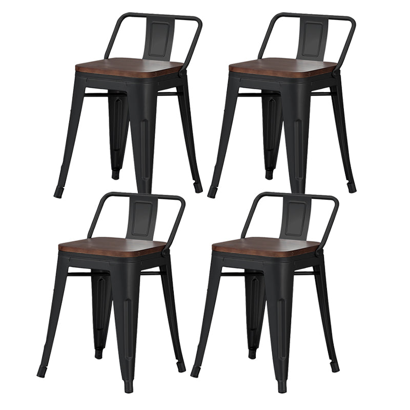 Tabouret de Bar en métal de Style industriel, tabouret de comptoir à siège carré pour Bar de cuisine