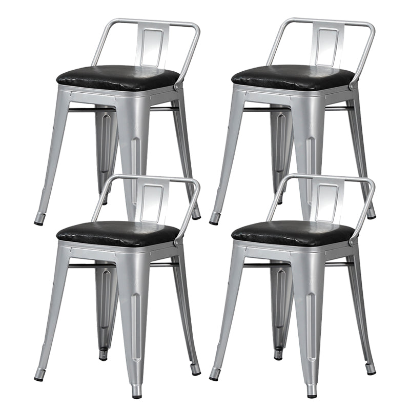 Tabouret de Bar en métal de Style industriel, tabouret de comptoir à siège carré pour Bar de cuisine