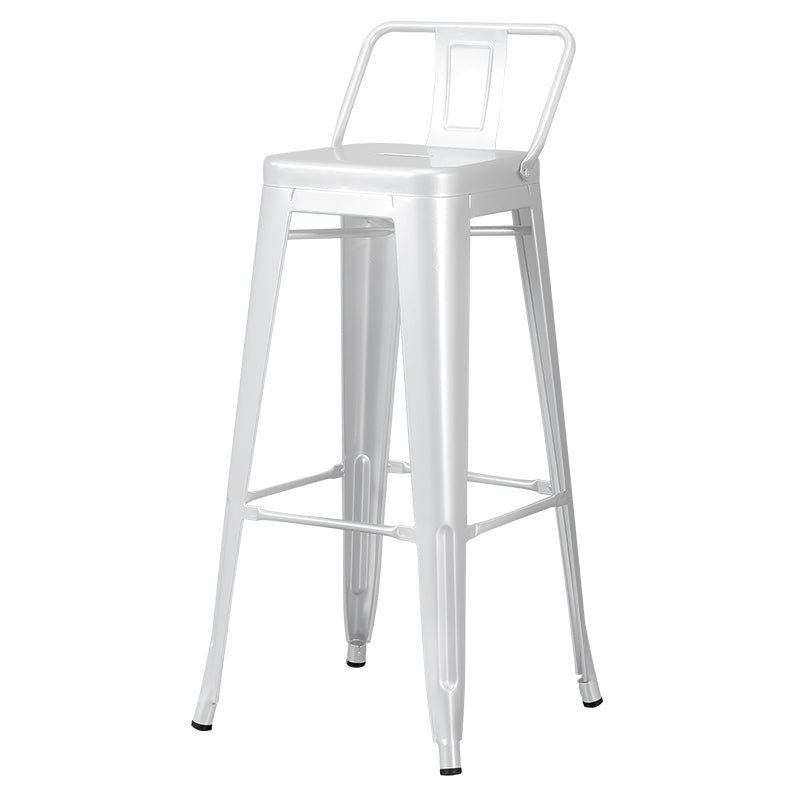 Tabouret de Bar en métal de Style industriel, tabouret de comptoir à siège carré pour Bar de cuisine