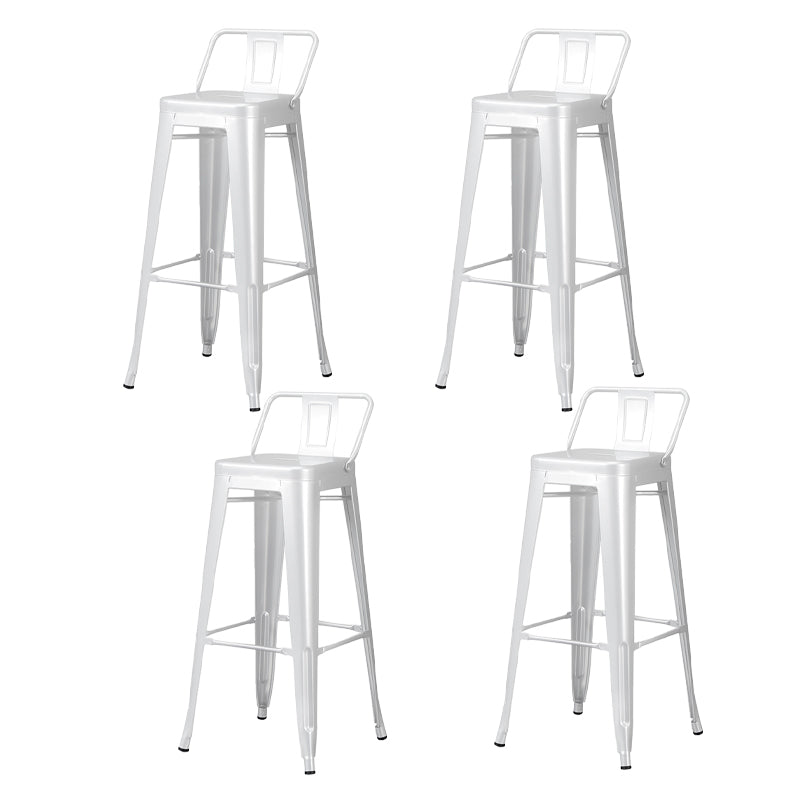 Tabouret de Bar en métal de Style industriel, tabouret de comptoir à siège carré pour Bar de cuisine