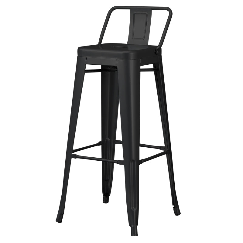 Tabouret de Bar en métal de Style industriel, tabouret de comptoir à siège carré pour Bar de cuisine