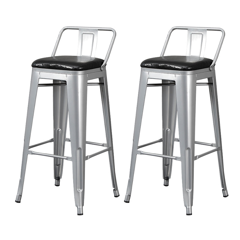 Tabouret de Bar en métal de Style industriel, tabouret de comptoir à siège carré pour Bar de cuisine