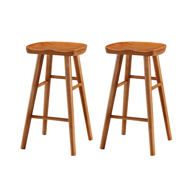 Tabouret de Bar en bois de Style industriel, siège de selle, tabouret de comptoir pour Bar de cuisine