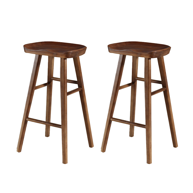 Tabouret de Bar en bois de Style industriel, siège de selle, tabouret de comptoir pour Bar de cuisine