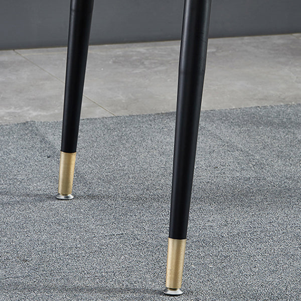 Glam Style 1/5/7 Pieces Dining Set with Stone Table Dining Furniture for Living Room