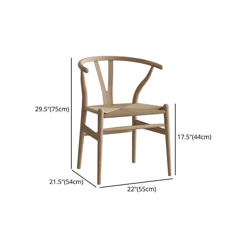 Modern 1/2/6/7 Pieces Dining Set Solid Wood Dining Table with Wooden Chairs