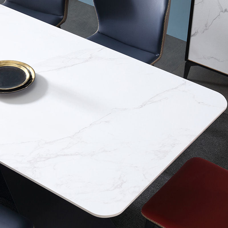 Scandinavian 1/4/5/7 Pcs Dining Chairs Set Sintered Stone Dining Room Set for Home