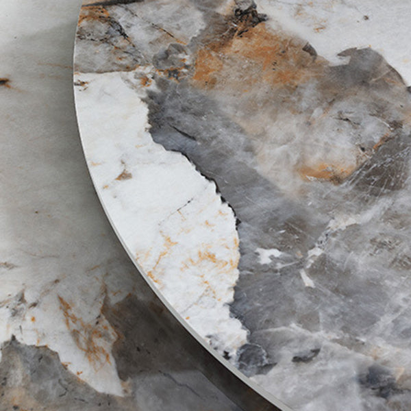 Modern 1/4/5/7 Pieces Dining Sintered Stone Dining Table Set for Kitchen with Wood Legs