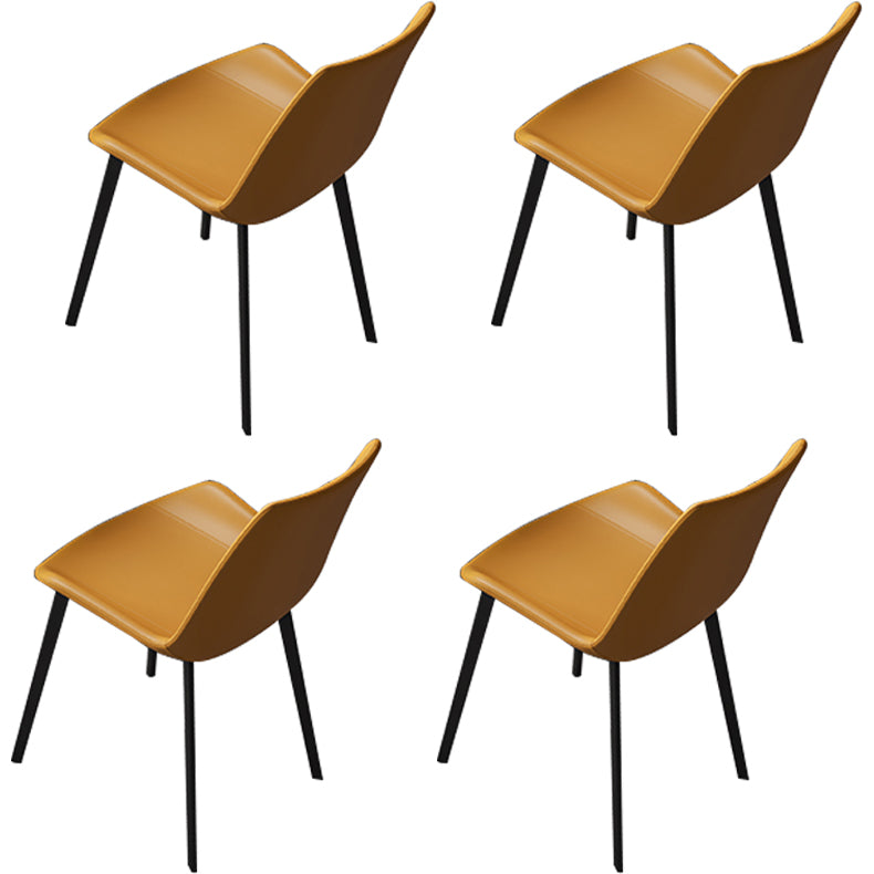 Modern Style 1/4/5/7 Pieces Dining Set Sintered Stone Dining Table Set with Metal Legs