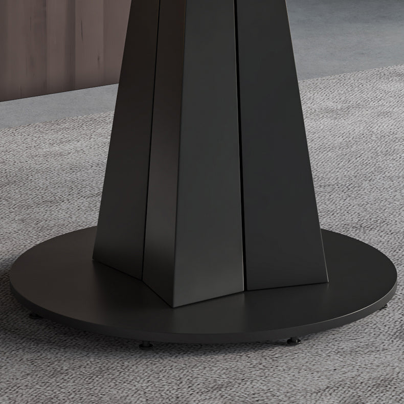 Modern Style 1/4/5/7 Pieces Dining Set Sintered Stone Dining Table Set with Metal Legs