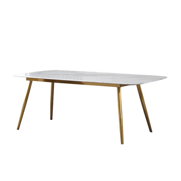 Modern 1/4/5/7 Pieces Furniture Sintered Stone Dining Set for Kitchen with Metal Legs