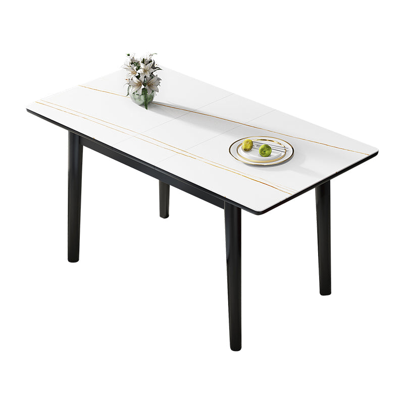 Contemporary Style Furniture Rectangle 4-foot Dining Site Table for Home