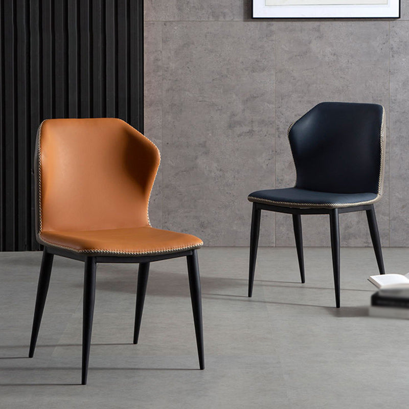 Silla industrial del lado del Wingback de la silla de la cocina del comedor del metal