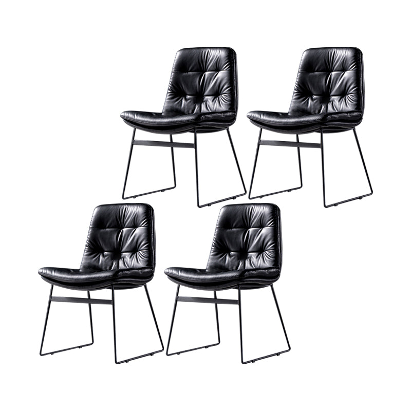 Silla contemporánea que cena las sillas sin brazos con las piernas del metal para la cocina