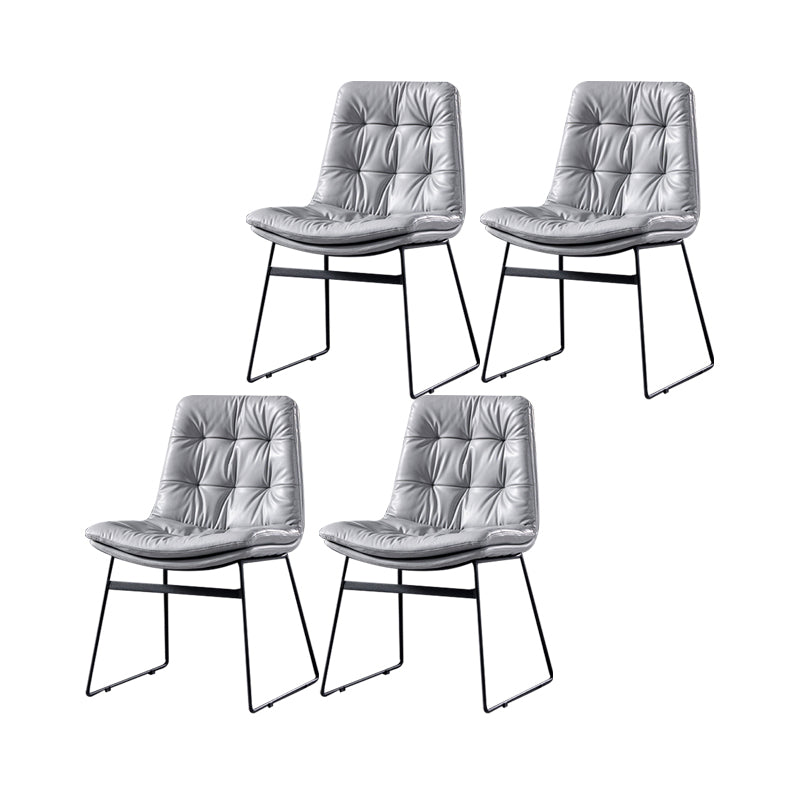 Silla contemporánea que cena las sillas sin brazos con las piernas del metal para la cocina
