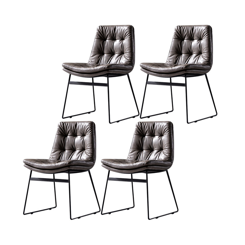 Silla contemporánea que cena las sillas sin brazos con las piernas del metal para la cocina