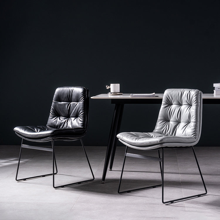 Silla contemporánea que cena las sillas sin brazos con las piernas del metal para la cocina