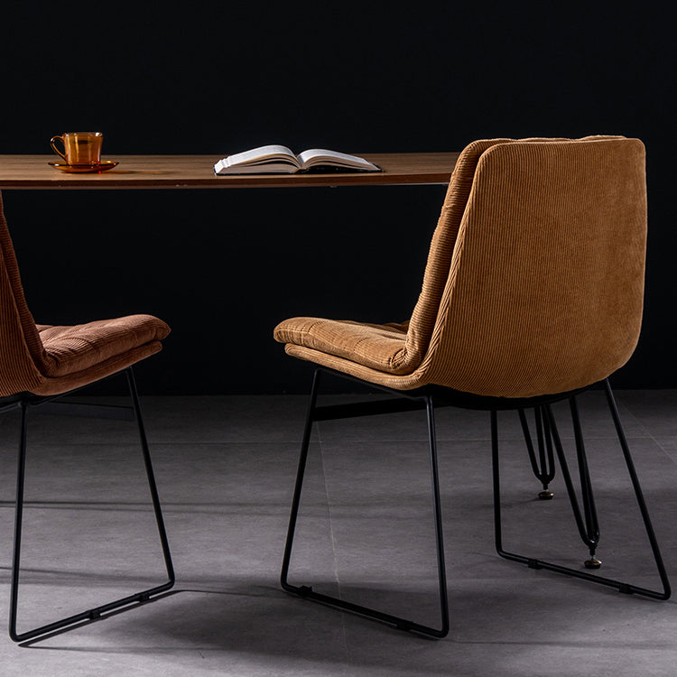 Silla contemporánea que cena las sillas sin brazos con las piernas del metal para la cocina