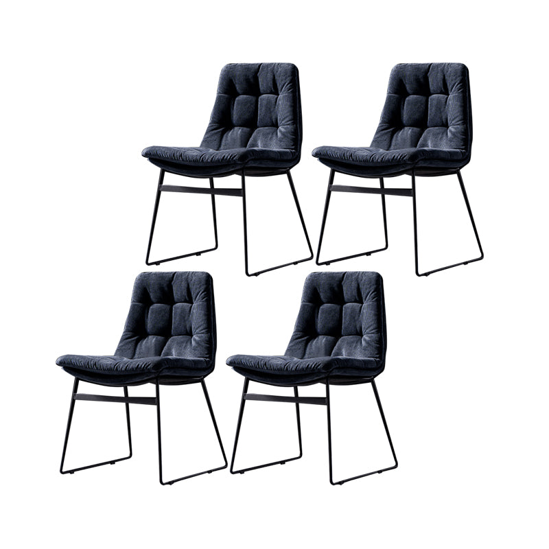 Silla contemporánea que cena las sillas sin brazos con las piernas del metal para la cocina