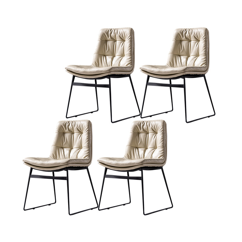 Silla contemporánea que cena las sillas sin brazos con las piernas del metal para la cocina
