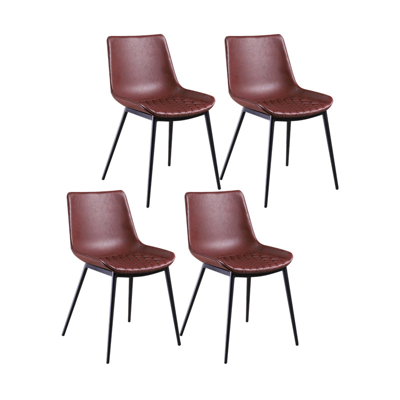 Sillas contemporáneas que cenan las sillas sin brazos con las piernas del metal para la cocina