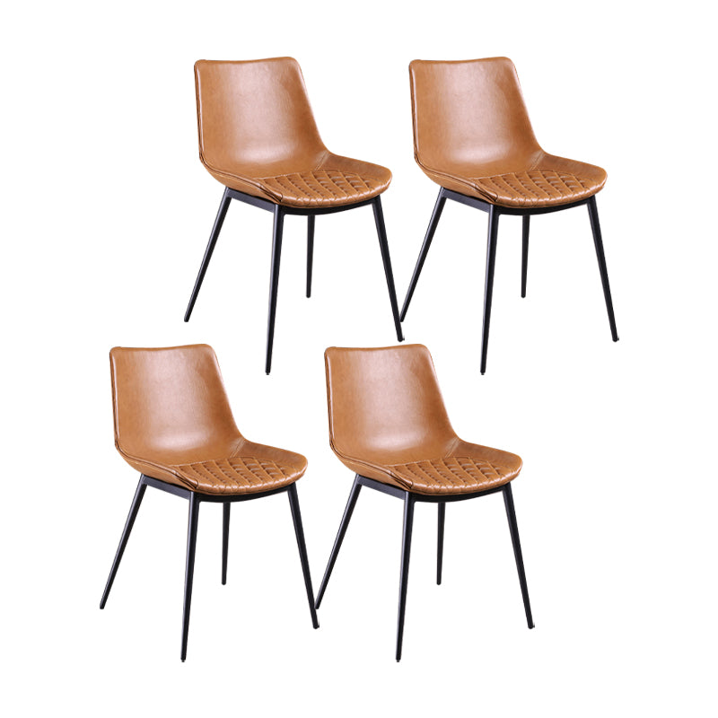 Sillas contemporáneas que cenan las sillas sin brazos con las piernas del metal para la cocina