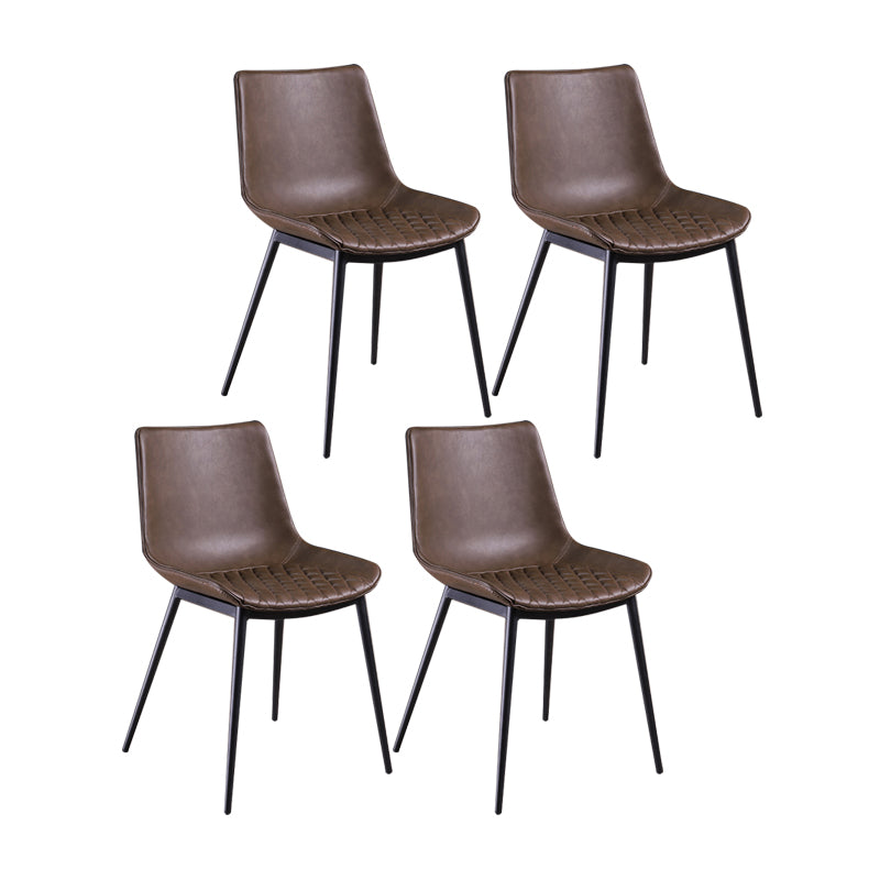 Sillas contemporáneas que cenan las sillas sin brazos con las piernas del metal para la cocina