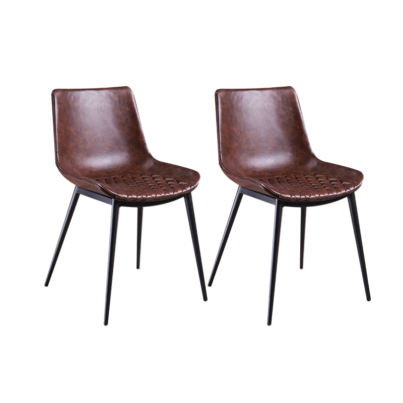 Sillas contemporáneas que cenan las sillas sin brazos con las piernas del metal para la cocina
