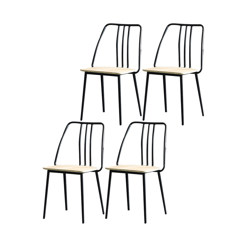 Sillas contemporáneas que cenan la silla sin brazos con las piernas del metal para la cocina