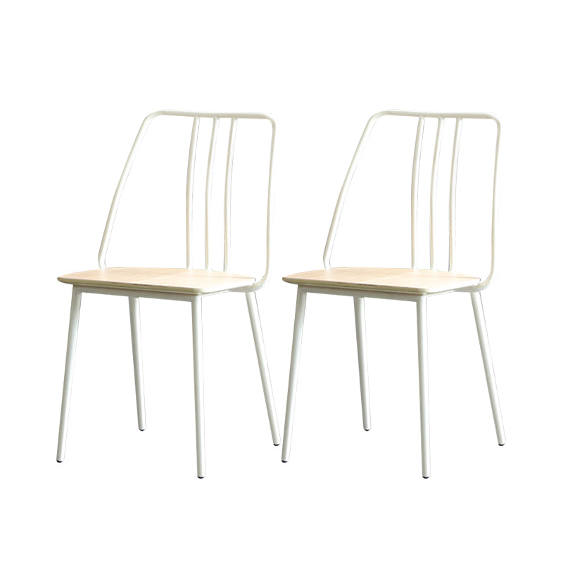 Sillas contemporáneas que cenan la silla sin brazos con las piernas del metal para la cocina