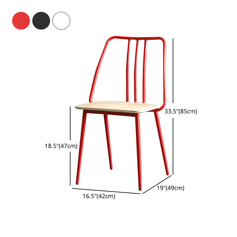 Sillas contemporáneas que cenan la silla sin brazos con las piernas del metal para la cocina