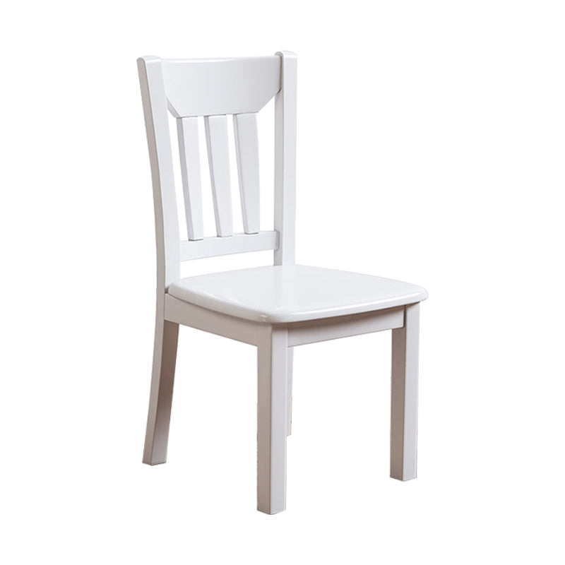 Hedendaagse stoelen Dining Armloze stoel met houten benen voor keuken