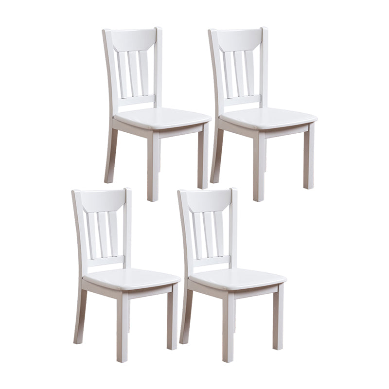 Hedendaagse stoelen Dining Armloze stoel met houten benen voor keuken