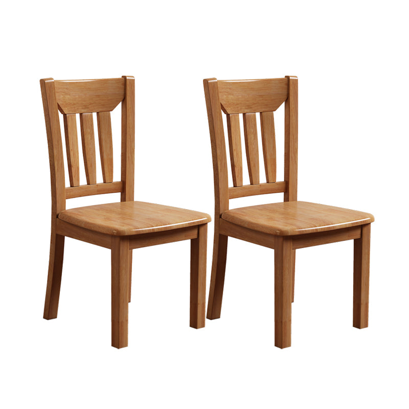 Hedendaagse stoelen Dining Armloze stoel met houten benen voor keuken