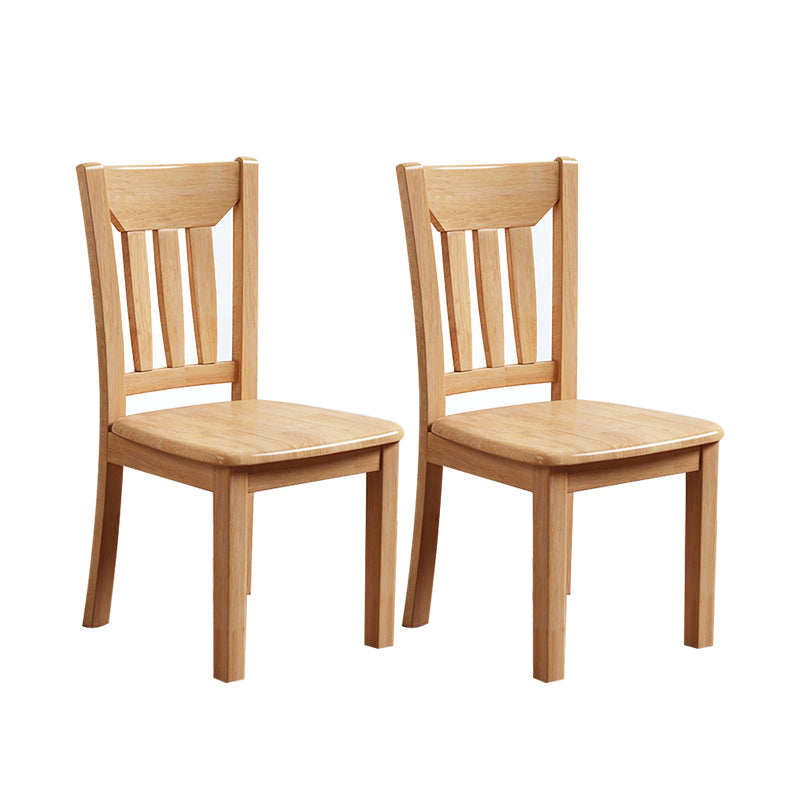Hedendaagse stoelen Dining Armloze stoel met houten benen voor keuken