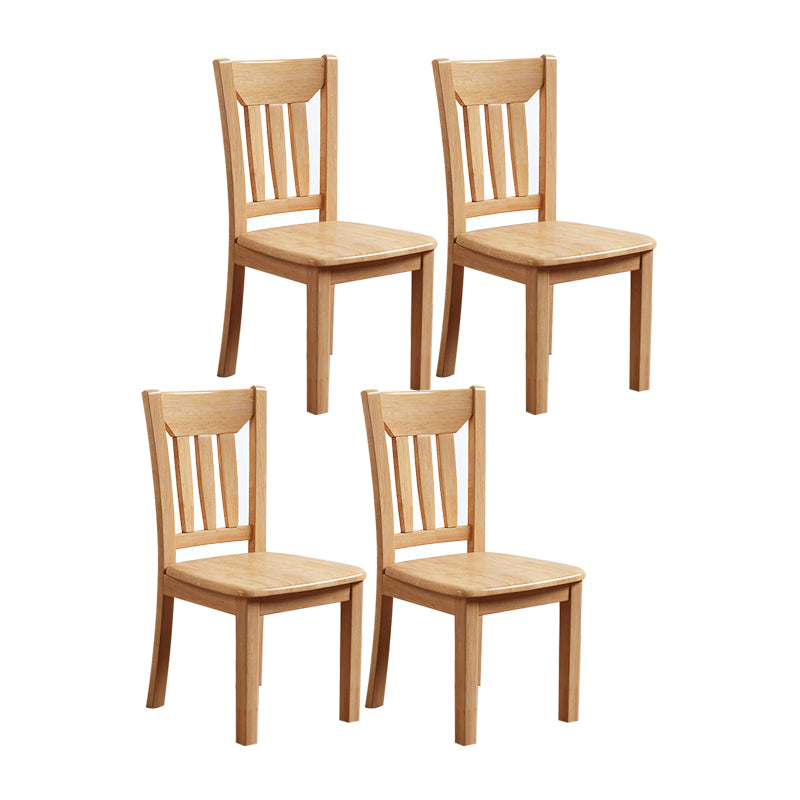 Hedendaagse stoelen Dining Armloze stoel met houten benen voor keuken