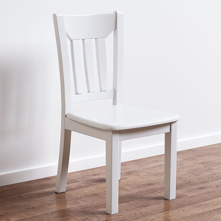 Hedendaagse stoelen Dining Armloze stoel met houten benen voor keuken