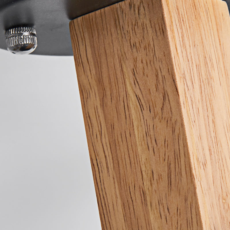 Globe contemporain Flush Lightture Wood Flush Mount Plafond Pilation