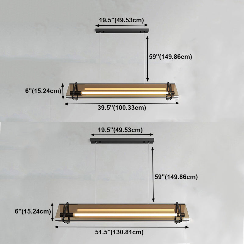 Geometría de estilo moderno Coste de vidrio transparente 1 luz colgante colgante de luz