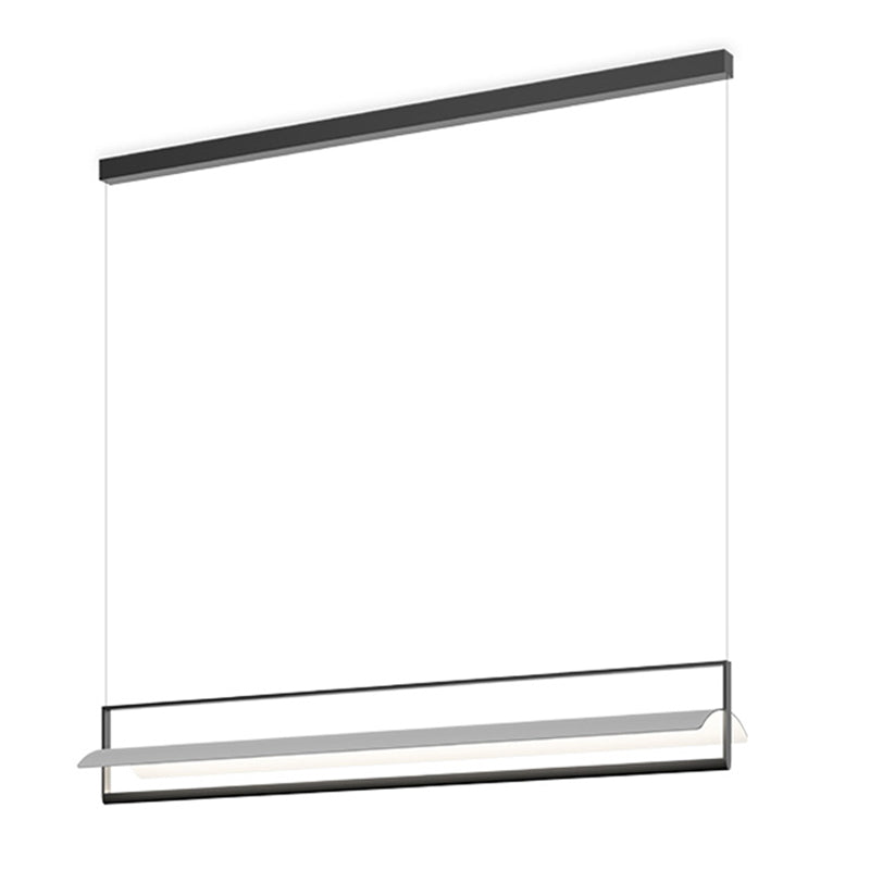 Estilo moderno lineal lámpara de lámpara de metal 1- iluminación colgante de luz