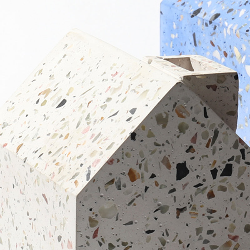 Nordic Cement Wall Light House Shape Colorful Wall Sconce for Living Room